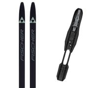 Pack ski de fond." Fischer Sports Crown Ef Mounted + Nordic Tour Step-in Ifp Black/grey 27 - Mixte - Gris / Noir - taille 199 - modèle 2027