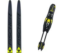 Pack ski de fond." Fischer Twin Skin Speedmax 70 Medium Black/yellow 26 + Fixations - Mixte - Noir / Jaune - taille 187 - modèle 2026