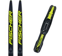 Pack ski de fond." Fischer Twin Skin Speedmax 80 Jr Black/yellow 26 + Fixations - Enfant - Noir / Jaune - taille 157 - modèle 2026