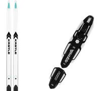 Pack ski de fond." Kästle Xp20 Classic Skin Medium 23 + Fixations - Mixte - Blanc / Vert - taille 180 - modèle 2023