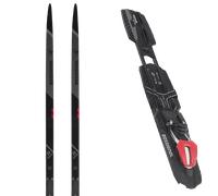 Pack ski de fond." Rossignol Delta Comp R-skin Stiff 24 + Fixations - Mixte - Noir - taille 203 - modèle 2024
