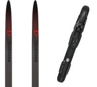 Pack ski de fond." Rossignol Delta Course Skating Grey/red 27 + Fixations - Mixte - Gris / Noir / Rouge - taille 186 - modèle 2027