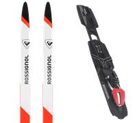 Pack ski de fond." Rossignol Delta Skate 25 + Fixations - Mixte - Blanc / Rouge / Noir - taille 173 - modèle 2025