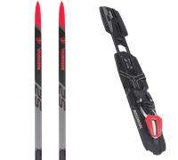 Pack ski de fond." Rossignol X-ium Skating Premium+ S2 Soft 24 + Fixations - Mixte - Noir / Gris / Rouge - taille 188 - modèle 2024