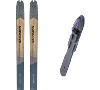 Pack ski de fond." Salomon Outside 65 Grip Sargasso + Bc 26 - Mixte - Gris / Marron - taille 195 - modèle 2026