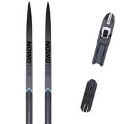 Pack ski de fond." Salomon Rc10 Eskin Vit Med + Prolink Shift Classic 26 - Femme - Noir / Gris / Violet - taille 188 - modèle 2026