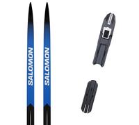 Pack ski de fond." Salomon Rc7 Eskin Med + Prolink Shift Classic 27 - Mixte - Bleu / Noir / Blanc - taille 196 - modèle 2027