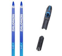 Pack ski de fond." Salomon S/lab Skate Jr + Shift Jr Sk Blue/black/white 26 - Enfant - Bleu / Blanc / Noir - taille 162 - modèle 2026