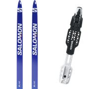 Pack ski de fond." Salomon S/lab Skate Junior 24 + Fixations - Enfant - Bleu / Blanc / Noir - taille 169 - modèle 2024