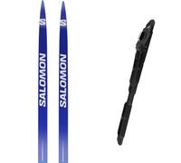 Pack ski de fond." Salomon S/max Eskin Med + Prolink Shift-in Classic 23 - Mixte - Bleu / Noir - taille 206 - modèle 2023