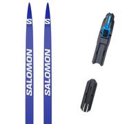 Pack ski de fond." Salomon S/max Eskin Med + Prolink Shift Race Classic 26 - Mixte - Bleu / Gris / Noir - taille 196 - modèle 2026
