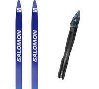 Pack ski de fond." Salomon S/race Classic Jr + Prolink Race Jr Cl 24 - Enfant - Bleu / Blanc / Noir - taille 152 - modèle 2024