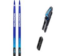 Pack ski de fond." Salomon S/race Eskin Med Blue/black + Prolink Shift Race Classic 26 - Mixte - Bleu - taille 196 - modèle 2026