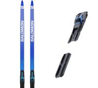 Pack ski de fond." Salomon S/race Skate Jr + Prolink Shift 27 - Enfant - Bleu / Blanc - taille 162 - modèle 2027