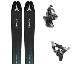 Pack ski de randonnée." Atomic Backland 80 Ul Black/blue 26 + Fixations - Mixte - Bleu / Noir - taille 149 - modèle 2026