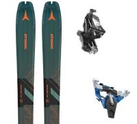 Pack ski de randonnée." Atomic Backland 95 Petrol 25 + Fixations - Homme - Marron / Vert - taille 185 - modèle 2025