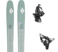 Pack ski de randonnée." Black Diamond Helio Carbon 102 Grey 26 + Fixations - Mixte - Gris - taille 185 - modèle 2026