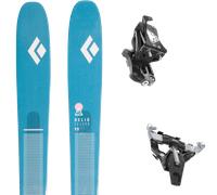 Pack ski de randonnée." Black Diamond Helio Carbon 95 Blue 26 + Fixations - Mixte - Bleu - taille 155 - modèle 2026