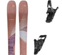 Pack ski de randonnée." Blizzard Black Pearl 94 Peach 26 + Fixations - Femme - Marron / Orange - taille 176 - modèle 2026