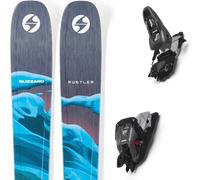 Pack ski de randonnée." Blizzard Rustler 10 Blue 27 + Fixations - Homme - Bleu / Gris - taille 192 - modèle 2027