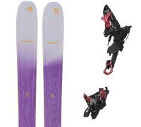 Pack ski de randonnée." Blizzard Sheeva 11 Violet 25 + Fixations - Femme - Violet / Bleu / Orange - taille 168 - modèle 2025