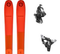 Pack ski de randonnée." Blizzard Zero G 095 Orange 27 + Fixations - Homme - Orange - taille 178 - modèle 2027