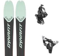 Pack ski de randonnée." Dynafit Radical 88 W Puritan Gray 26 + Fixations - Femme - Noir / Vert - taille 166 - modèle 2026