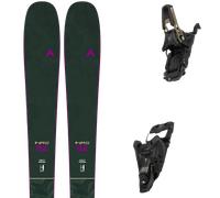 Pack ski de randonnée." Dynastar E-cross 82 25 + Fixations - Femme - Rose / Violet / Noir - taille 167 - modèle 2025