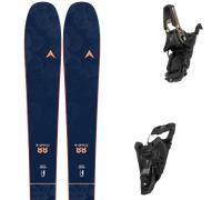 Pack ski de randonnée." Dynastar E-cross 88 25 + Fixations - Femme - Bleu / Orange - taille 167 - modèle 2025