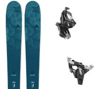 Pack ski de randonnée." Dynastar E-tour 85 Open 24 + Fixations - Femme - Bleu - taille 160 - modèle 2024