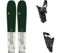 Pack ski de randonnée." Dynastar M-cross 82 25 + Fixations - Homme - Gris / Blanc / Vert - taille 168 - modèle 2025