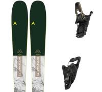 Pack ski de randonnée." Dynastar M-cross 82 25 + Fixations - Homme - Gris / Blanc / Vert - taille 184 - modèle 2025