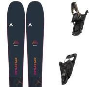 Pack ski de randonnée." Dynastar M-cross 88 Black/pink/yellow 26 + Fixations - Homme - Noir / Rose / Jaune - taille 176 - modèle 2026