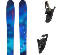 Pack ski de randonnée." Dynastar M-free 100 Blue Green 27 + Fixations - Homme - Bleu - taille 178 - modèle 2027