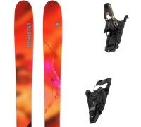 Pack ski de randonnée." Dynastar M-free 108 Orange 27 + Fixations - Homme - Orange / Jaune - taille 178 - modèle 2027