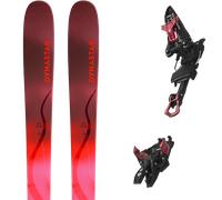 Pack ski de randonnée." Dynastar M-pro 100 Ti Red 27 + Fixations - Homme - Rouge - taille 186 - modèle 2027