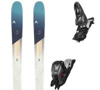 Pack ski de randonnée." Dynastar M-pro 92 W 26 + Fixations - Femme - Blanc / Bleu - taille 154 - modèle 2026