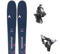 Pack ski de randonnée." Dynastar M-tour W 85 Open 25 + Fixations - Femme - Bleu - taille 150 - modèle 2025