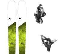 Pack ski de randonnée." Dynastar M-vertical 88 24 + Fixations - Mixte - Jaune / Vert / Blanc - taille 180 - modèle 2024