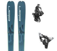 Pack ski de randonnée." Elan Lynx 82 W 24 + Fixations - Femme - Bleu / Gris / Vert - taille 157 - modèle 2024