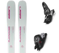 Pack ski de randonnée." Elan Playmaker 101 White 25 + Fixations - Homme - Blanc / Rose - taille 188 - modèle 2025
