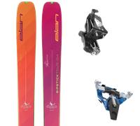 Pack ski de randonnée." Elan Ripstick Tour 104 Pink/orange 25 + Fixations - Homme - Rose / Orange - taille 187 - modèle 2025