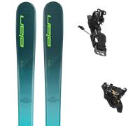 Pack ski de randonnée." Elan Ripstick Tour 80 T 25 + Fixations - Enfant - Bleu / Vert - taille 130 - modèle 2025