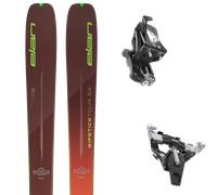 Pack ski de randonnée." Elan Ripstick Tour 94 25 + Fixations - Homme - Marron / Orange / Vert - taille 185 - modèle 2025