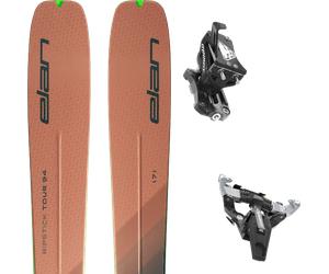 Pack ski de randonnée." Elan Ripstick Tour 94 W Blue/coral 26 + Fixations - Femme - Rose / Bleu - taille 157 - modèle 2026