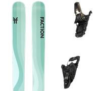 Pack ski de randonnée." Faction Dancer 3 Turquoise 25 + Fixations - Mixte - Bleu - taille 188 - modèle 2025