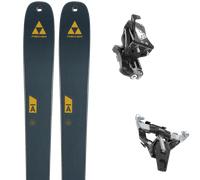 Pack ski de randonnée." Fischer Transalp 84 C 25 + Fixations - Homme - Gris / Orange - taille 169 - modèle 2025