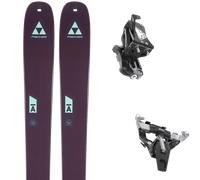 Pack ski de randonnée." Fischer Transalp 84 C W 25 + Fixations - Femme - Violet / Bleu - taille 155 - modèle 2025