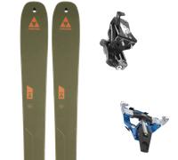 Pack ski de randonnée." Fischer Transalp 98 Cti 25 + Fixations - Homme - Gris / Vert / Orange - taille 183 - modèle 2025
