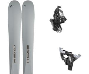 Pack ski de randonnée." Head Crux 87 25 + Fixations - Mixte - Gris - taille 184 - modèle 2025